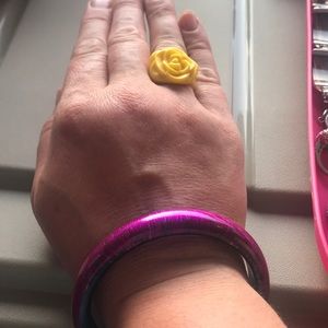 Acrylic Bracelet and Ring Set